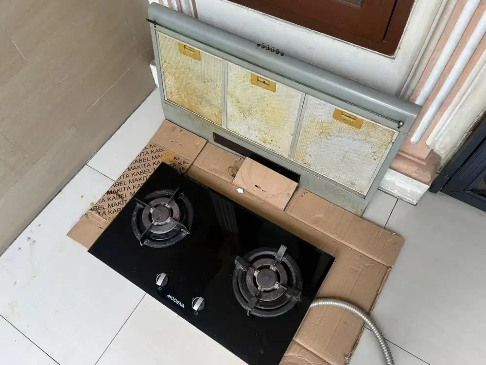 Dijual Kompor tanam Modena 1 set good condition