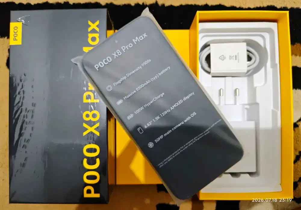 Xiaomi Poco X8 Promax 12/512 Gb Likenew 100% Garansi On Okt 27 bs TT