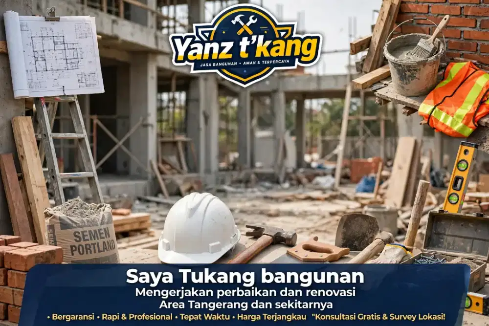 Tukang bangunan (langsung) menerima semua perbaikan dan renovasi