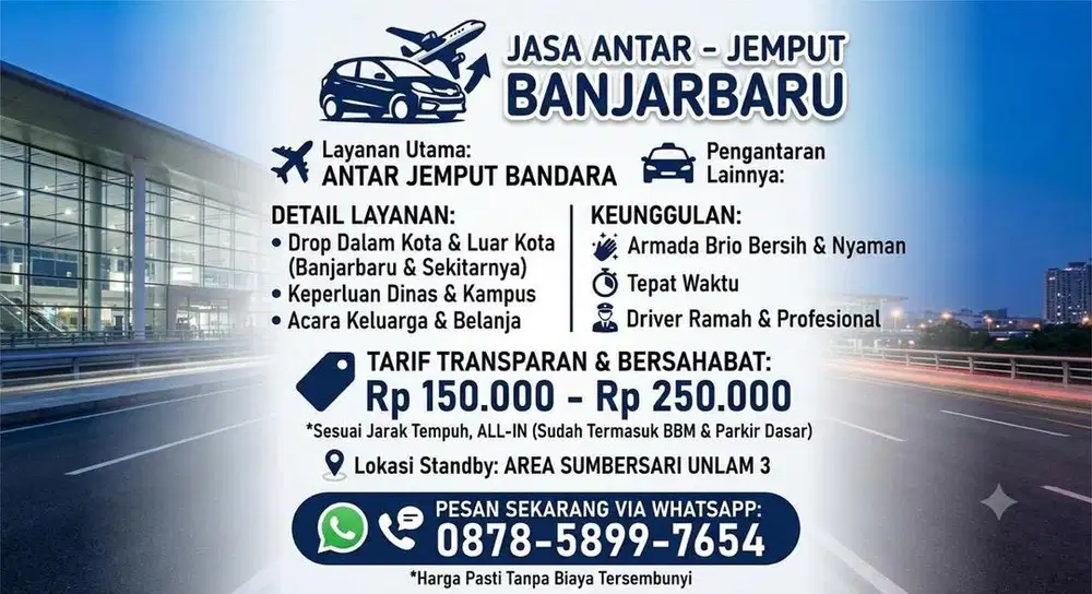 Jasa jemput / antar bandara dan lainnya