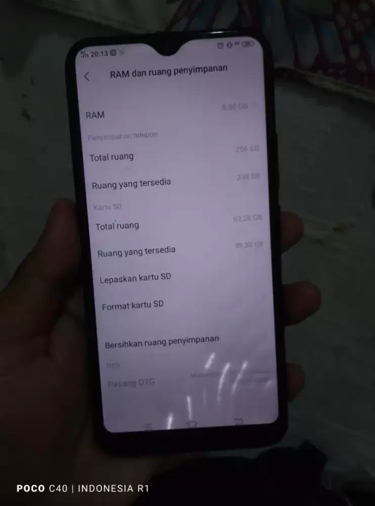 Vivo y17 tinggal pakai