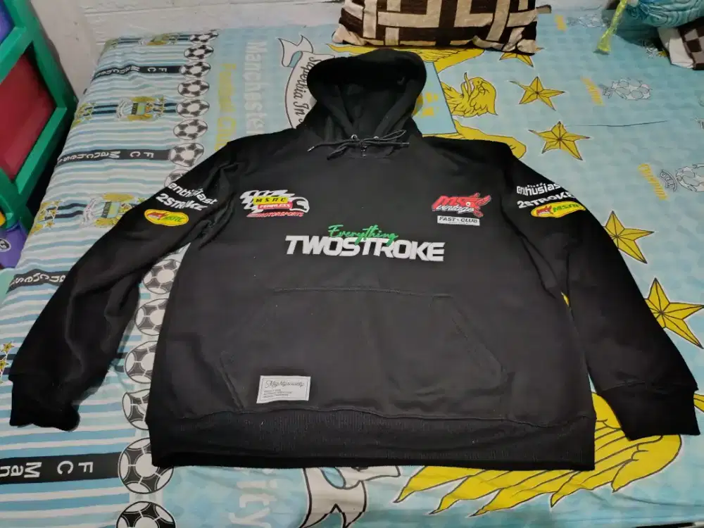 Jaket hoodie two stroke 2 stroke 2 tak. Bekas Bagus. Ninja rx king