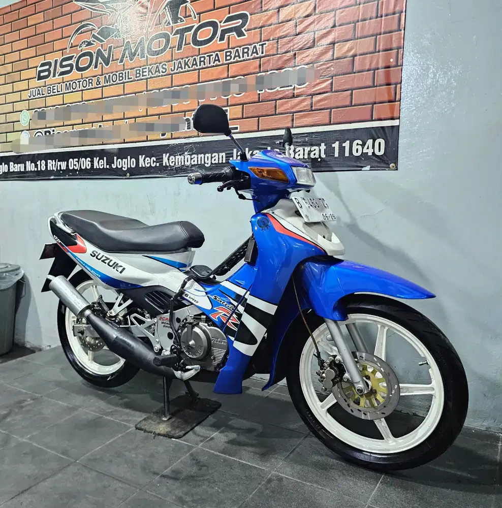 Istimewa simpanan! SUZUKI SATRIA 2 Tak 2002 Ru Lumba PJK ON 2tak hiu