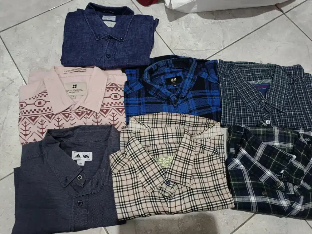 Kemeja Branded Take all 7 pcs