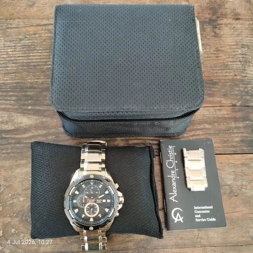 Jam tangan / arloji Alexandre Christie AC6305 (like new)