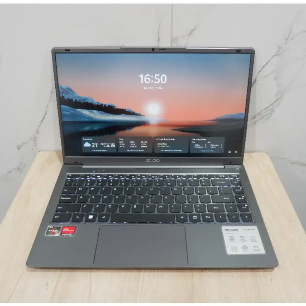 Laptop Axioo Ram 8GB Ryzen 5-3500U mulusss 99% siap pakai