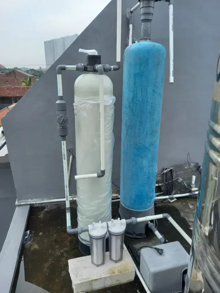 PROMO PAKET 2 TABUNG FILTER AIR. Sumur bor/Sumur gali/ PDAM/PAM.