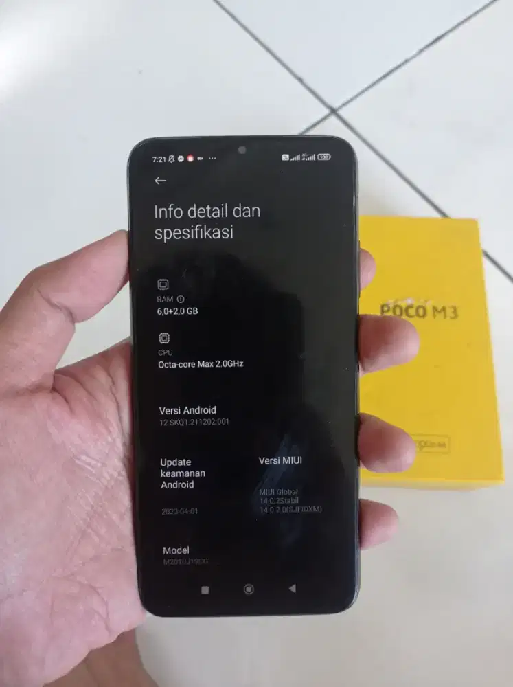 Poco m3 6/128 fulset bisa TT dengan hp segala kondisi