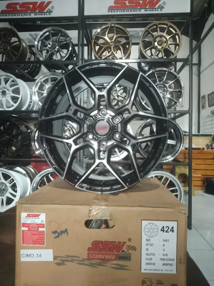 Velg hiace premio ssw s424 r18 6x130 lbr8 et40