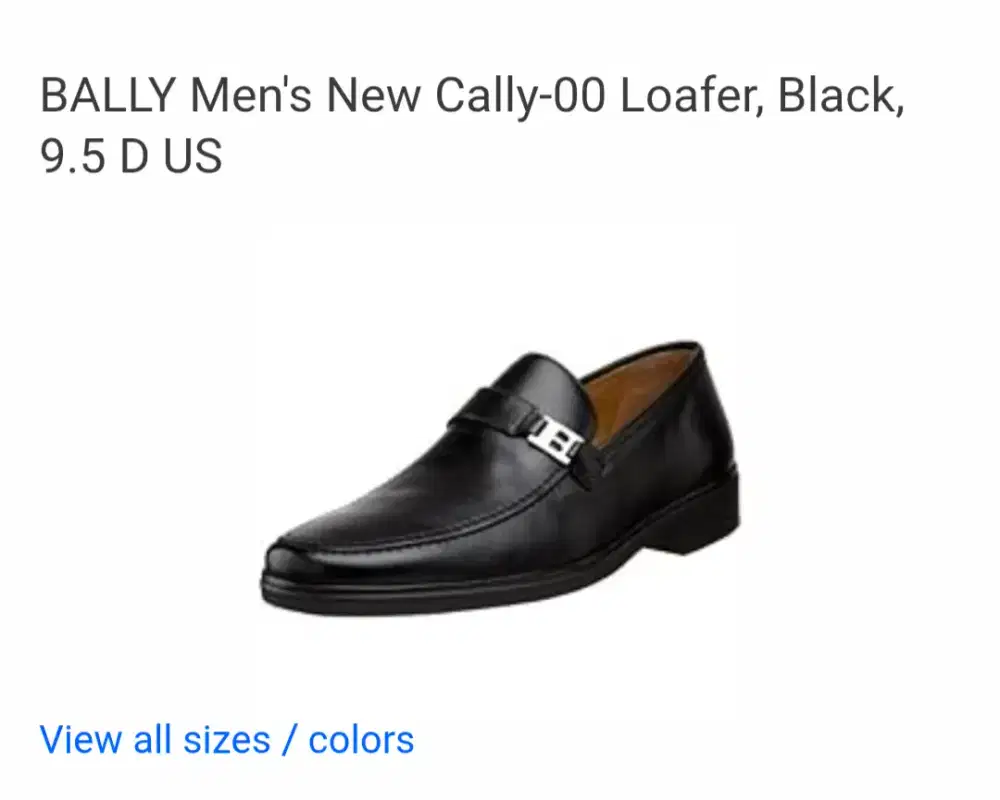 SEPATU LOAFERS BALLY ORIGINAL MINUS