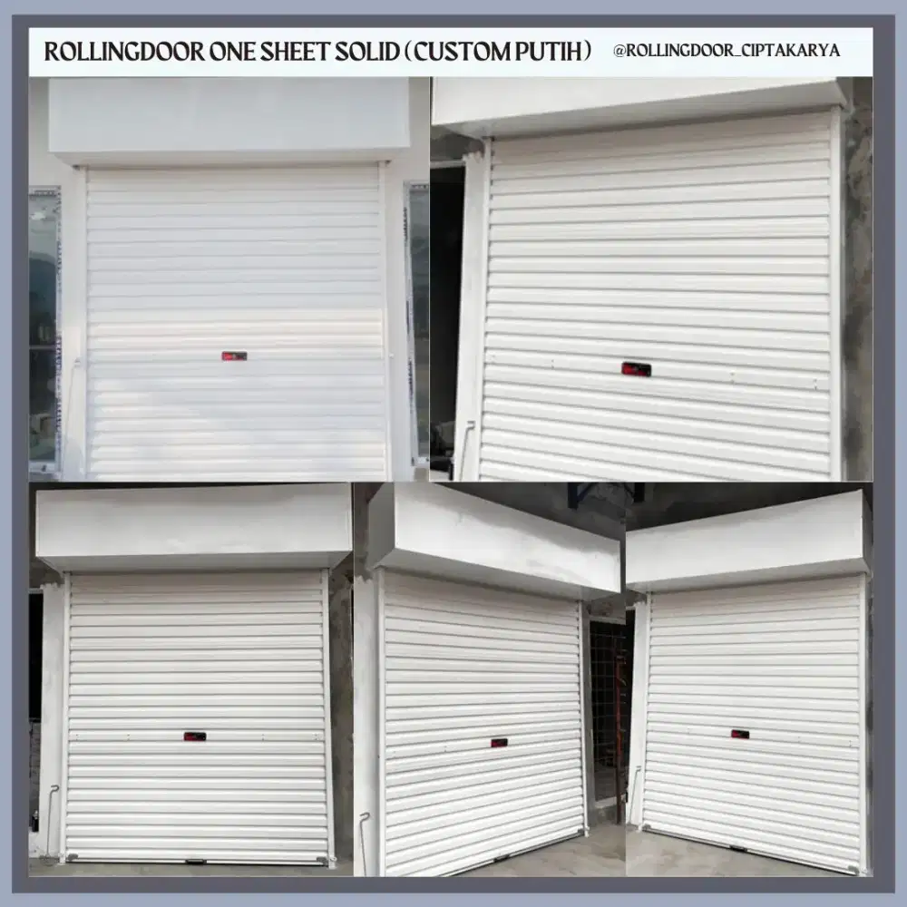 ROLLINGDOOR ONE SHEET SOLID