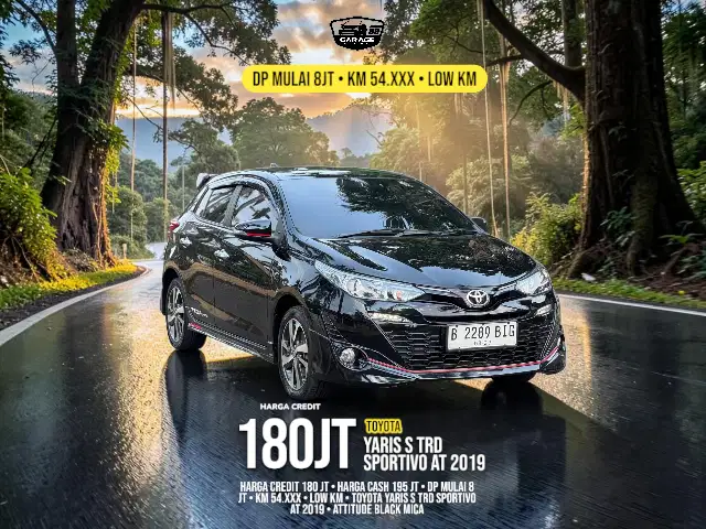 LOW KM! TOYOTA YARIS S TRD SPORTIVO AT 2019