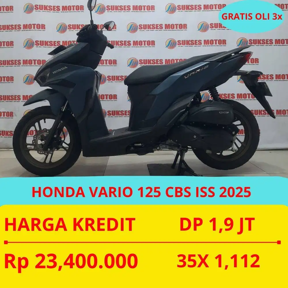HONDA VARIO 125 CBS ISS 2025 DP MURAH 1,9 JUTA GUYS