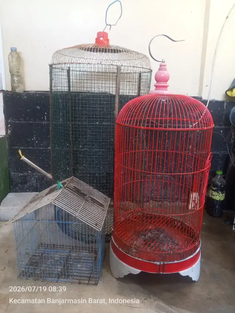 Sangkar burung ketiganya