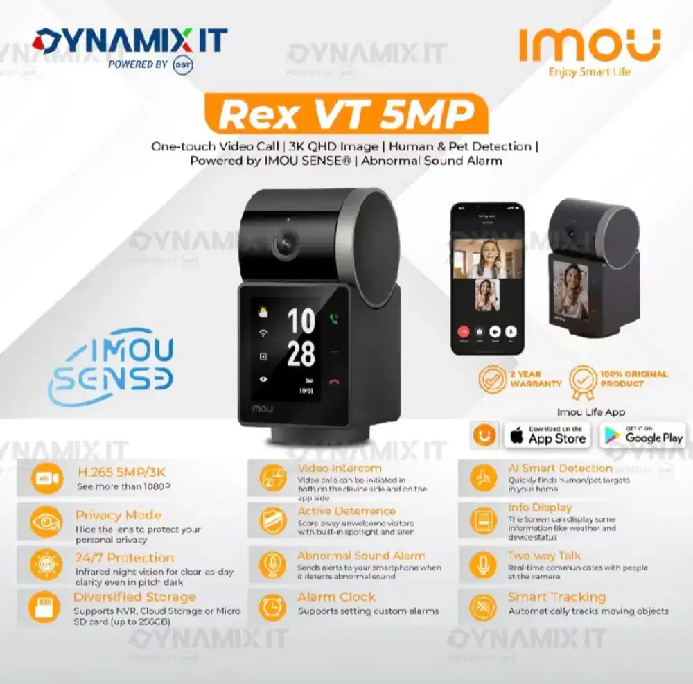 IMOU Indoor Security Camera with Vidio Intercom