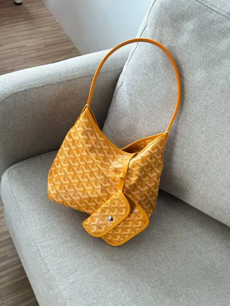 Preloved Goyard Boheme Hobo Yellow