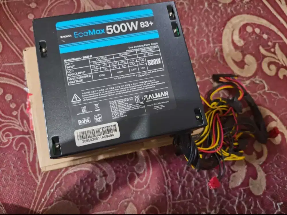 Jual psu zalman 500 watt
