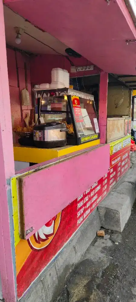 Di Jual Booth Fried Chiken Geprek