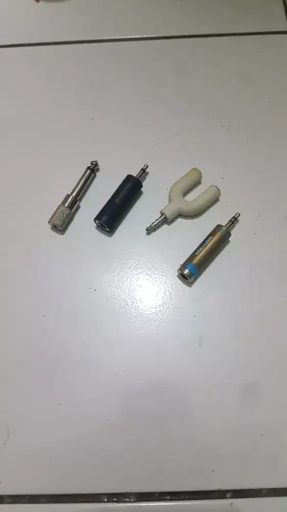beberapa converter 3,5 dan 6,5 bekas dan kabel ukuran 3,5