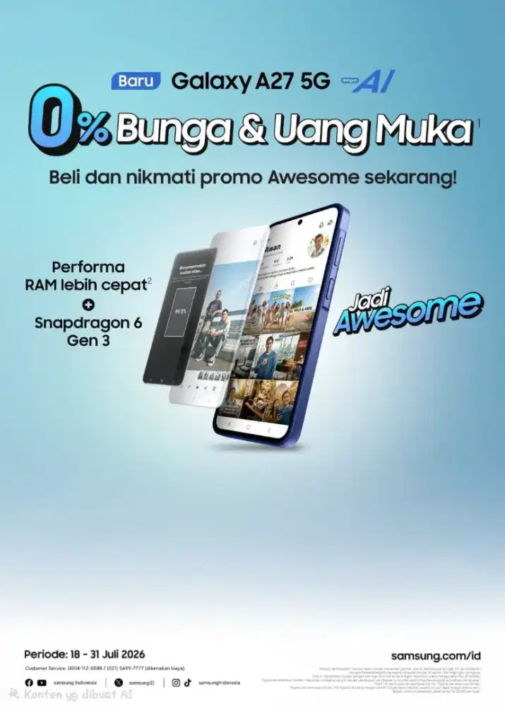 CICILAN SAMSUNG A27 TANPA APLIKASI
