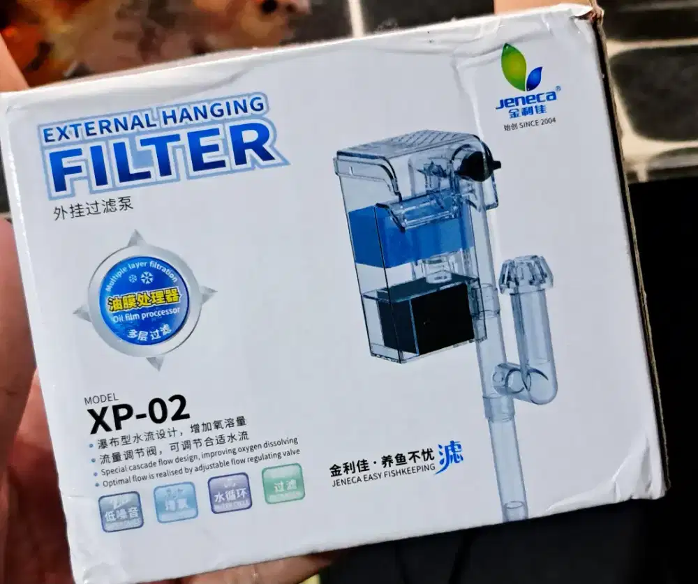 ​Filter Gantung Jeneca XP-02 Hang On Filter Aquarium Aquascape