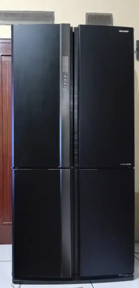 NEW SHARP SJ-IF90PBSL KULKAS SIDE BY SIDE 4 DOOR INVENTER