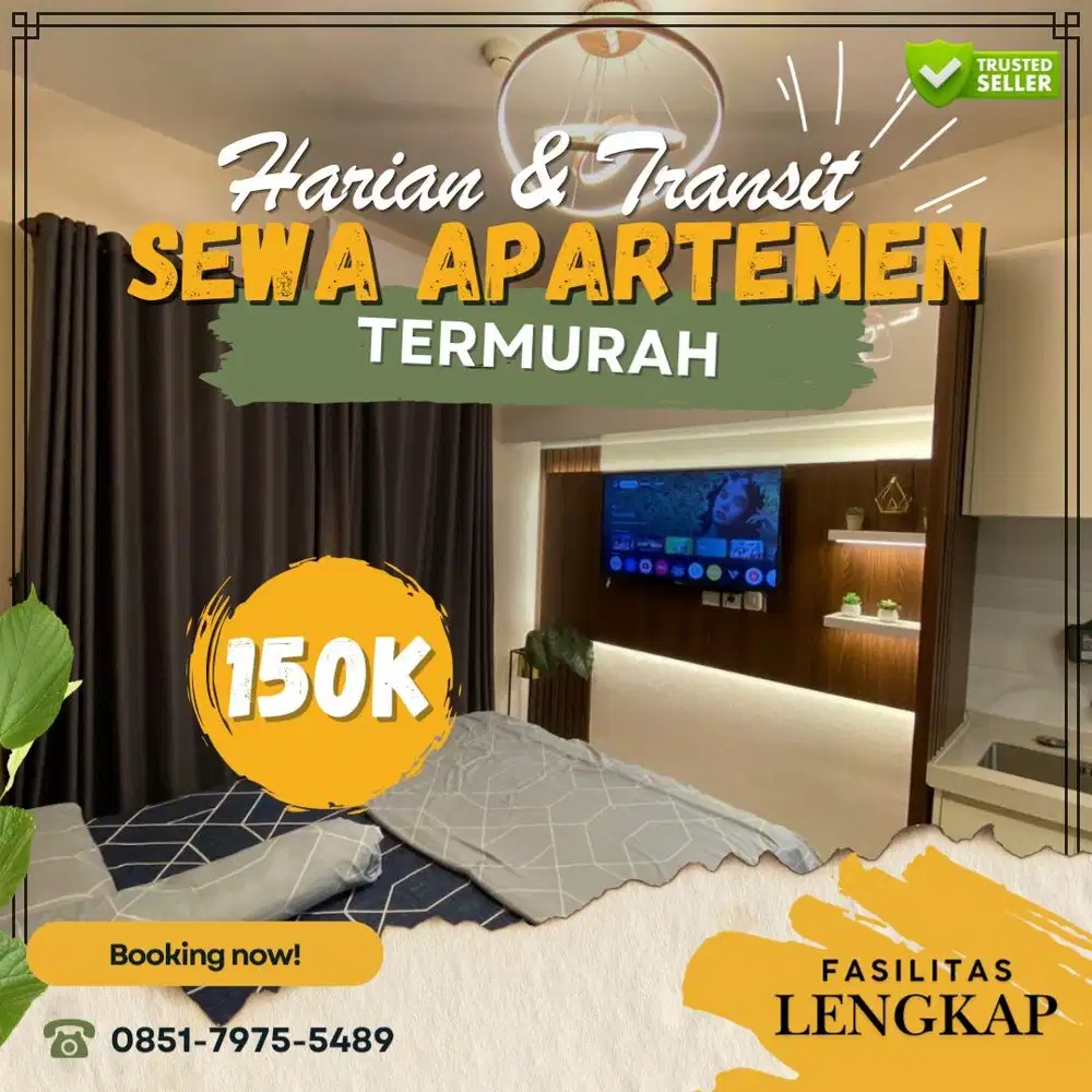 Sewa Apartemen Harian/Transit SENTRA TIMUR Jakarta Termurah