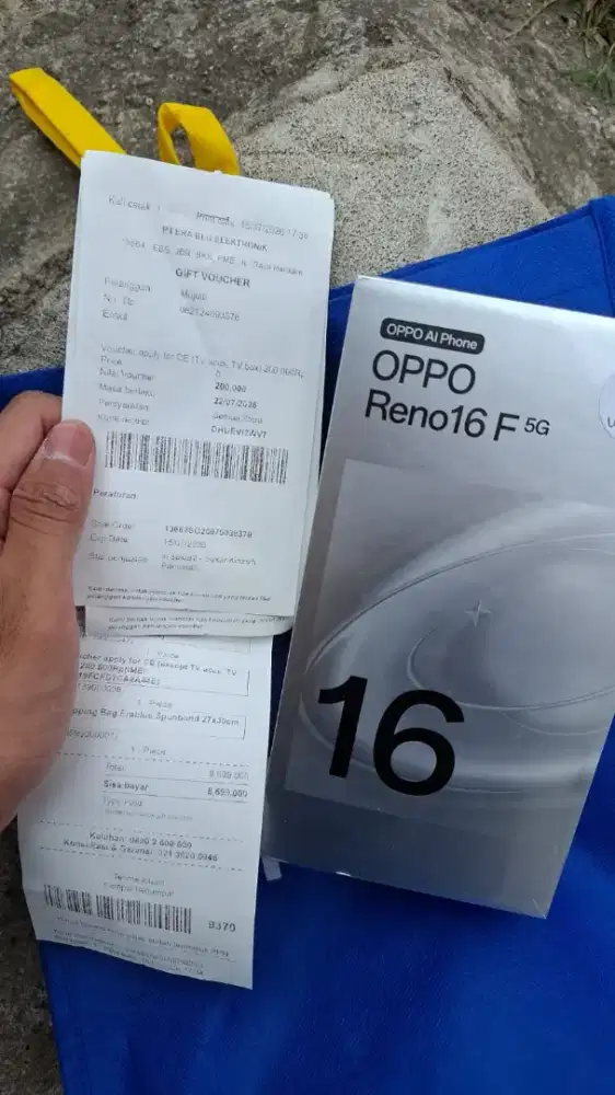 Oppo reno16F new segel 8/256