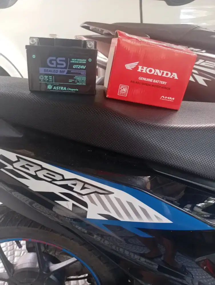 Aku motor beat 2024 bekas baik