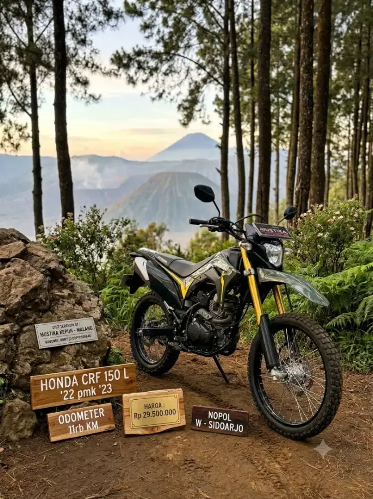 READY‼️ HONDA CRF 150 TH 2022 MULUS NOPOL W ODO 11RB. RONY MUSTIKA