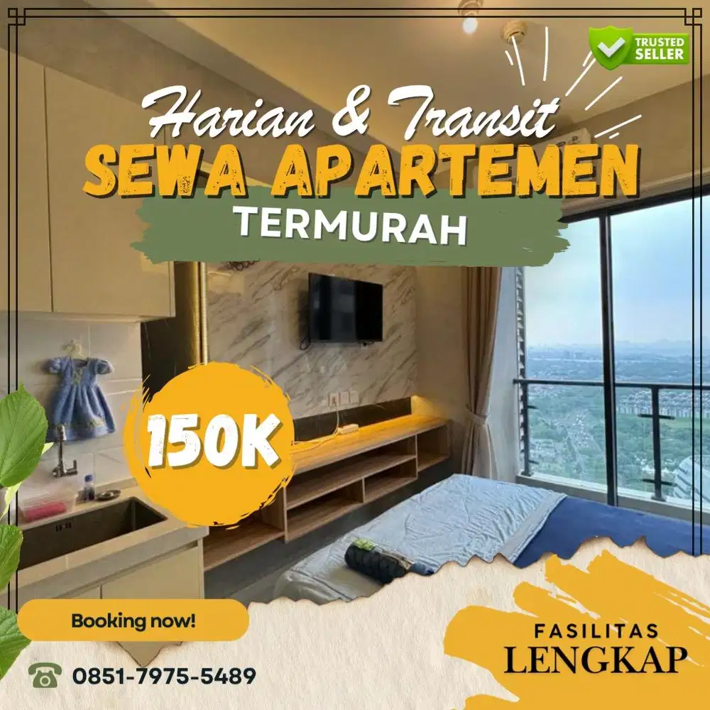 Sewa Apartemen Kalibata City Jakarta Selatan Harian/Transit Termurah