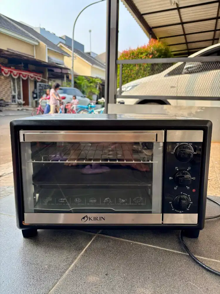 [BRAND NEW] Oven Kirin KBO-200 RA - Kondisi Mulus & Lengkap (20 Liter)