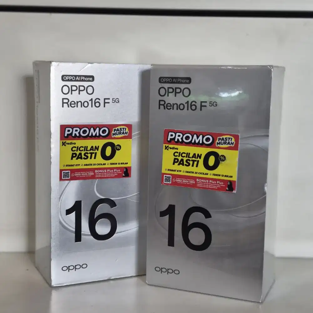 OPPO RENO 16F 5G 8/256 OPPO RENO 16F 5G SPESIAL BSA KREDIT SYARAT KTP