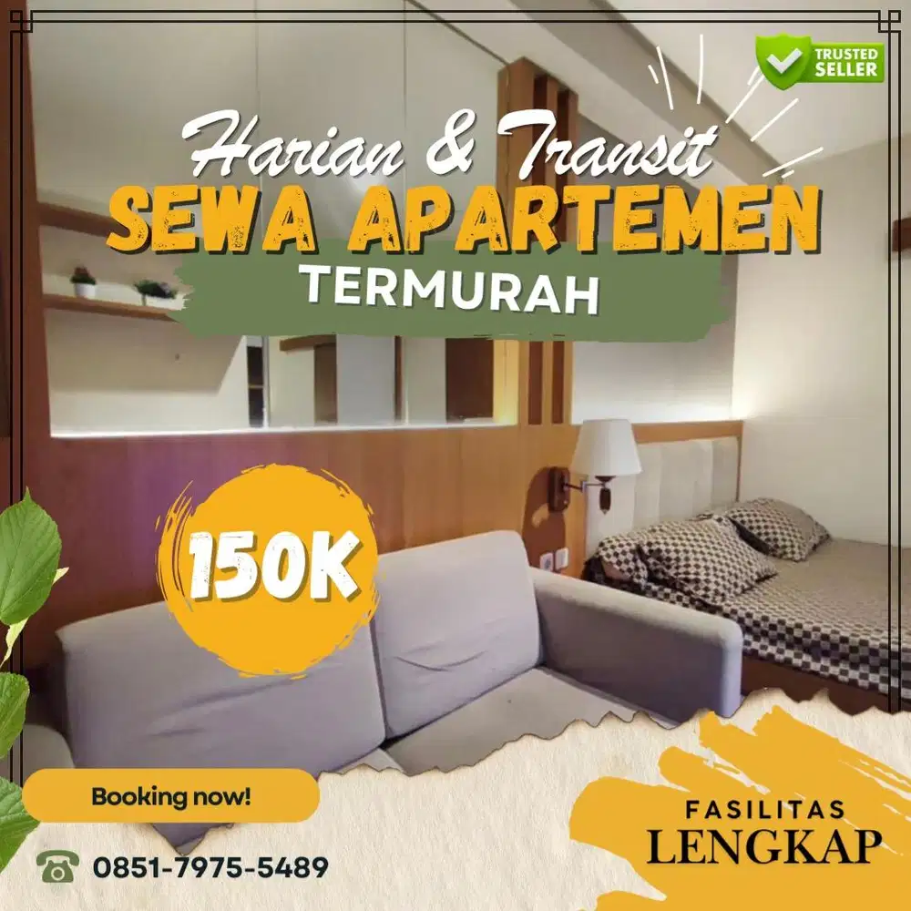 Sewa apartemen Bekasi Timur Transpark Juanda Harian/Transit Termurah