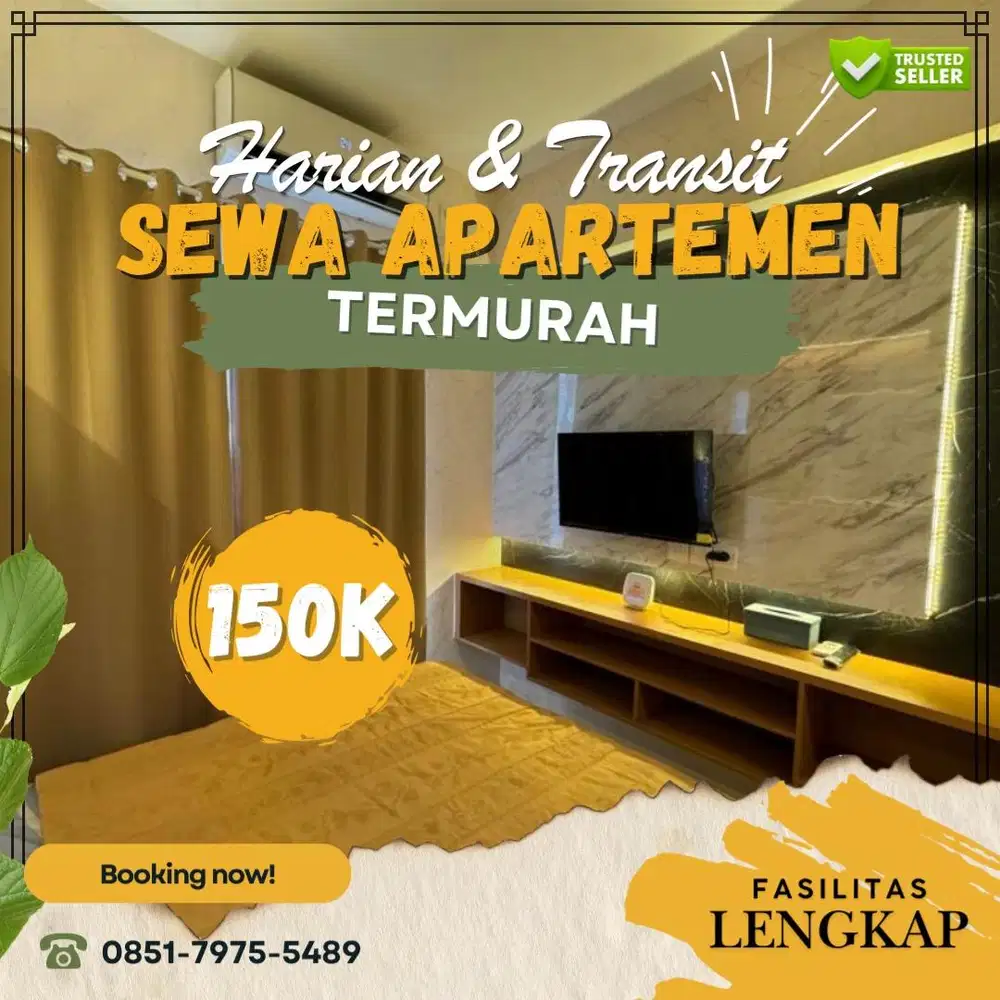 Sewa Apartemen Grand Kamala Lagoon Bekasi Selatan Harian/Transit murah