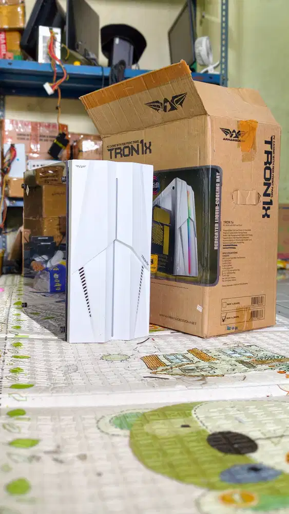 PC AMD Ryzen RGB hdd 1tb FULL game dan desain vga 2gb