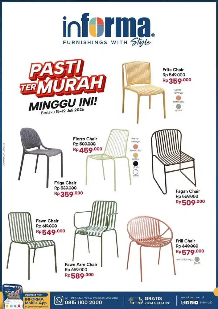 Aneka kursi teras by Informa