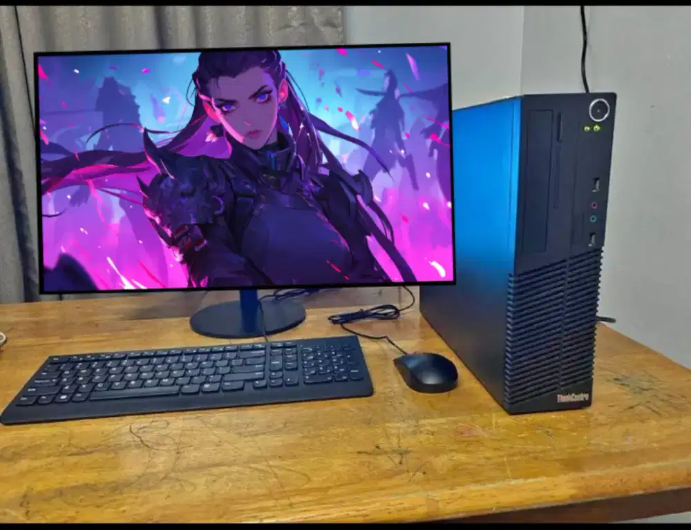 PC GAMING FULSET + LCD + RAM 8 GB + VGA 1 GB + HD 500 GB + GAMES APP