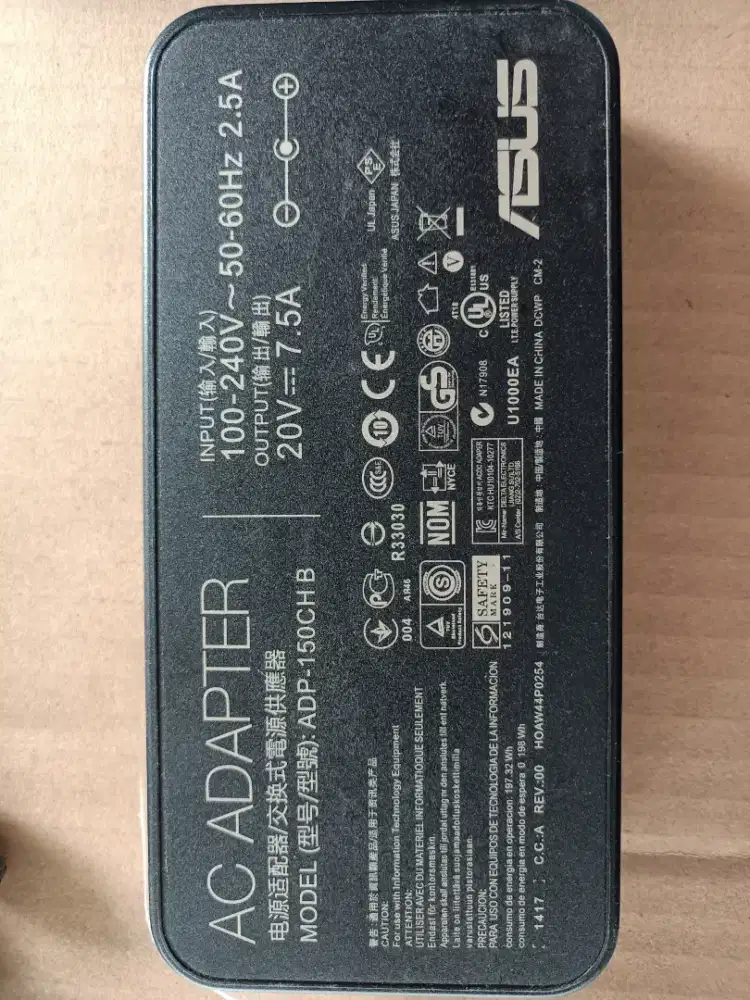 Charger Laptop ASUS ROG Strix G512LI 20V - 7.5A G531GD