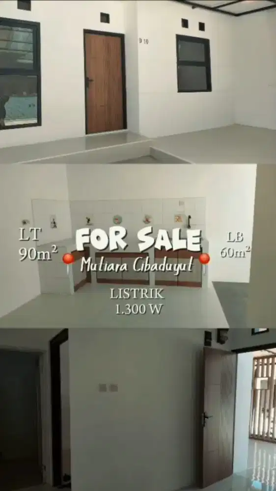 Dijual Rumah Tinggal siap huni baru renov