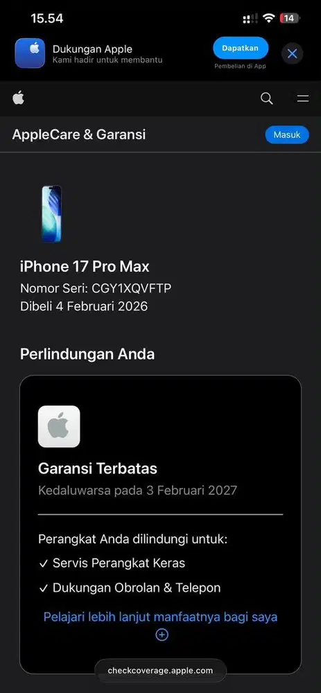 JUAL 17 PRO MAX