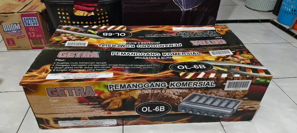 Pemanggang Komersial Getra 6 Tungk10001u