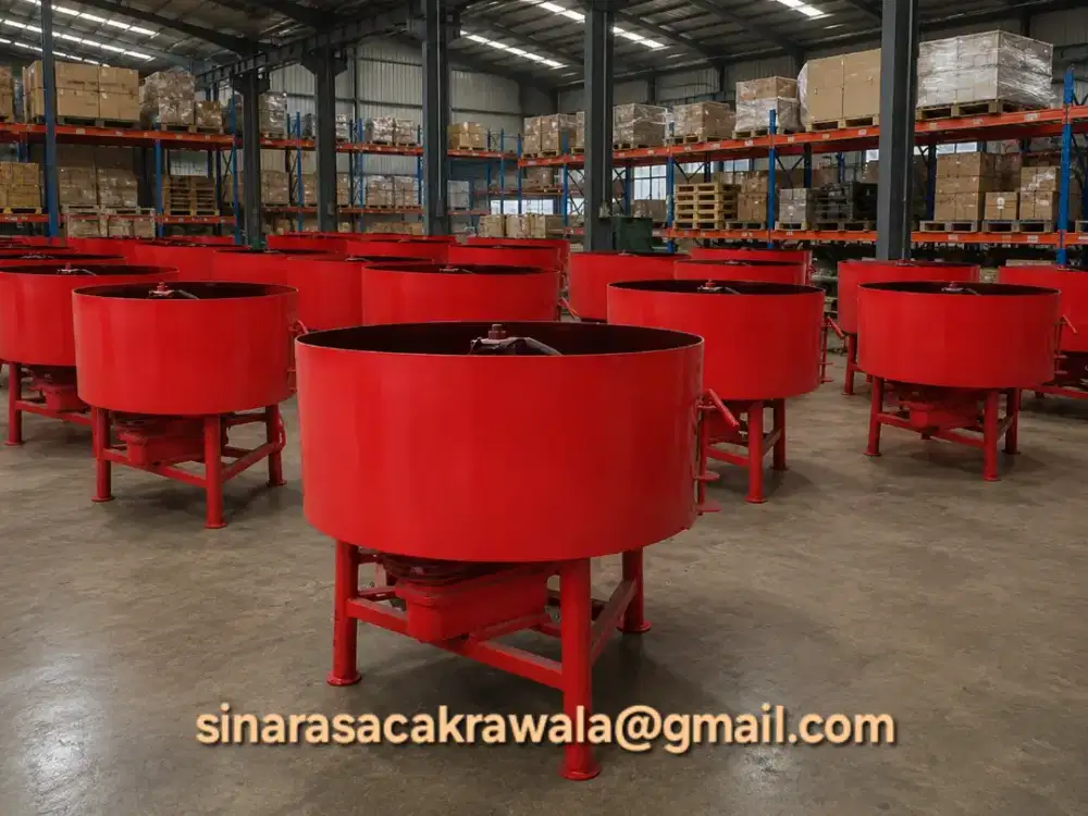 Jual Mixer Concrete Pan 350 Liter