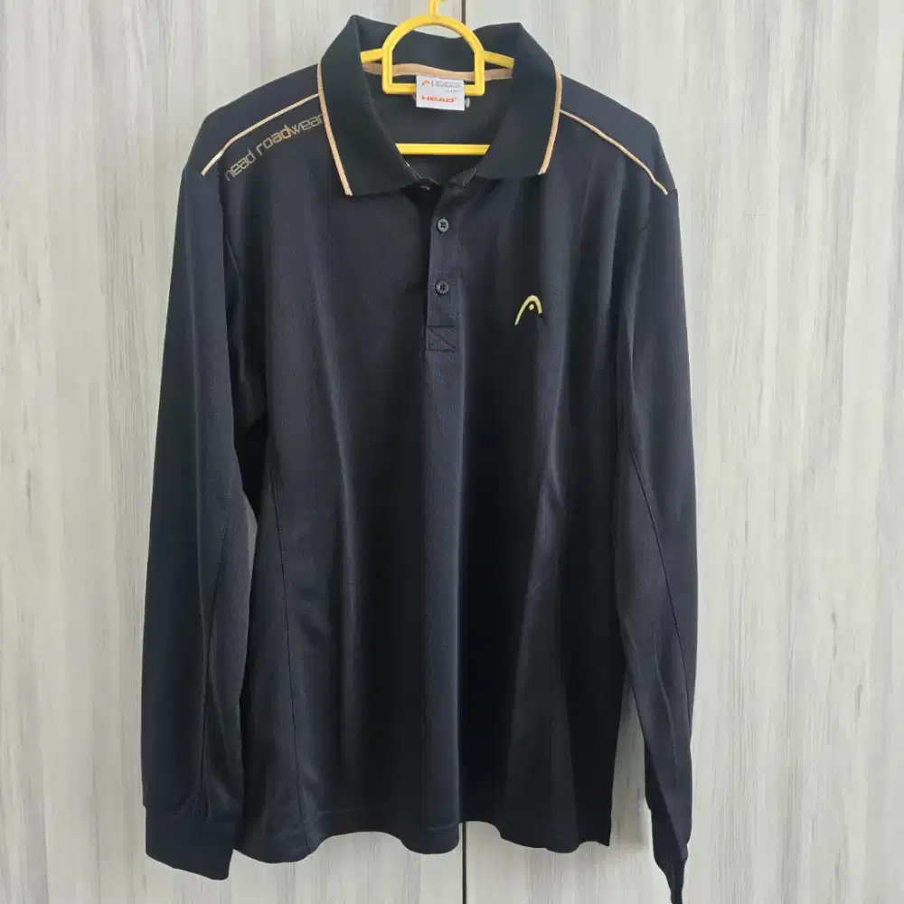 Dryfit pakaian olahraga berkerah merk Head