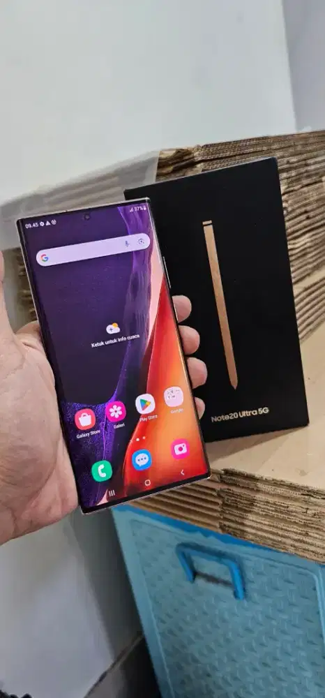 Samsung Note 20 Ultra 5G Ram 12/256gb Sein Fullset