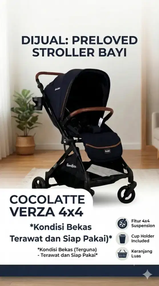 STROLLER BAYI COCOLATTE VERZA 4X4