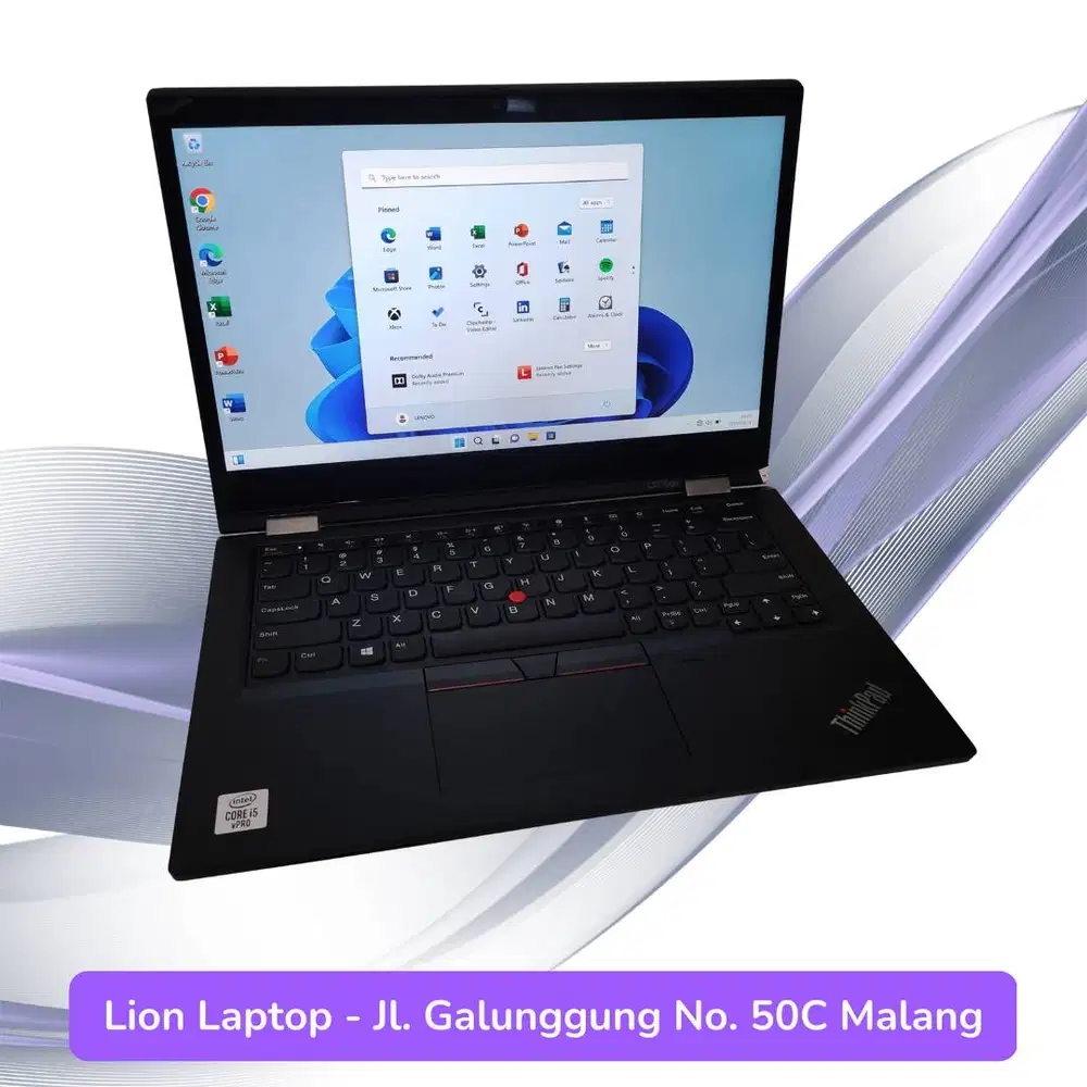 RAM 16GB Core i5 Gen10 Flip 360° SSD 256GB Lenovo Thinkpad YOGA L13 [1