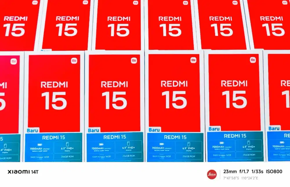 REDMI 15 8/256 GB GARANSI RESMI
