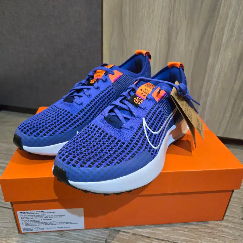 Sepatu running NIKE men's interact run road running size 45