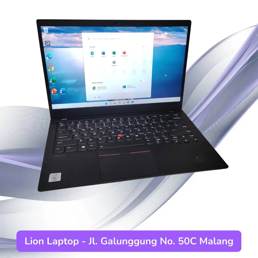 RAM 16GB Core i7 Gen 10 Slim Lenovo Thinkpad X1 Carbon [19|07]